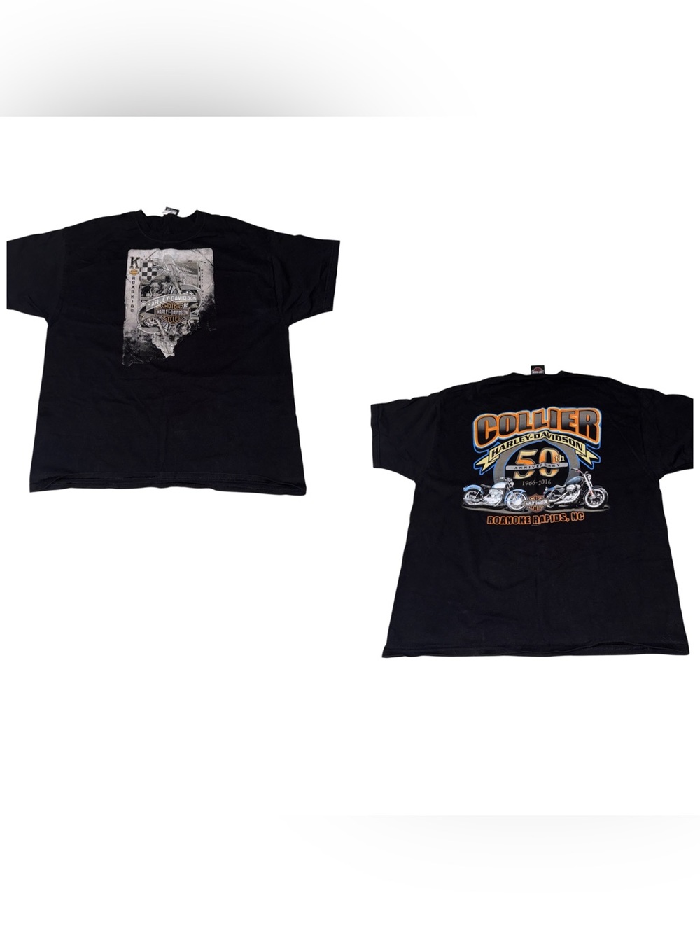 Harley-Davidson Men's Size XL Dealership T-Shirt Roanoke Rapids North Carolina